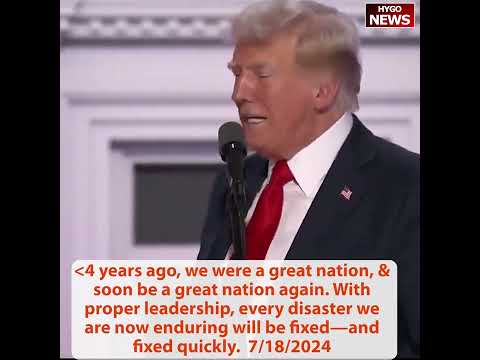 Trump END every single Int Crisis; end inflation crisis; soon be a great nation again