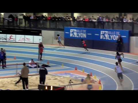 200m (salle) -  Cheryl HERMINE 24''98 - Lyon le 10/12/17