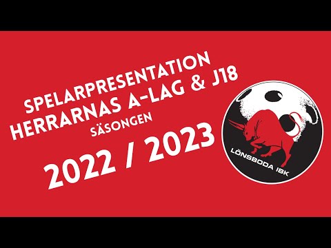 Lönsboda Innebandy - Spelarpresentation Säsongen 2022/2023 (Herrarnas A-lag)