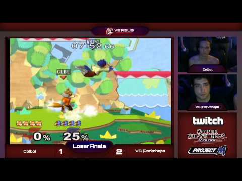 EVO SSBM Sponsorship 2014 - Losers Finals - Colbol (Fox) vs. VS|Porkchops (Falco) - SSBM