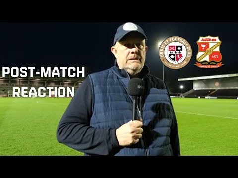 Andy Woodman after our win against Swindon Town