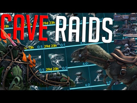 2 Extremely Profitable CAVE RAIDS In ARK
