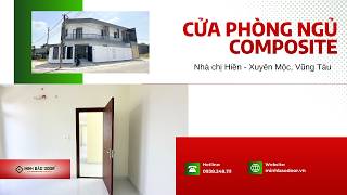 THI CÔNG CỬA COMPOSITE CHO PHÒNG NGỦ | Nhà chị Hiền – Vũng Tàu