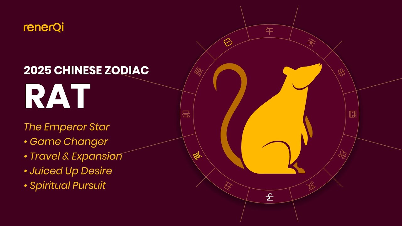 Chinese Zodiac 2025  :  Guide To Rat zodiac being the Emperor