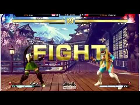 Xian (Ibuk) vs YOYOTAI (Mika) TW Fighter Major 2018 Day 2 Pools