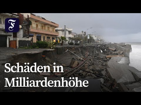 Sturm „Harry“ verwüstet italienische Küsten