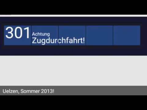 Zugansage zur Zugdurchfahrt | Bahnhof Uelzen!