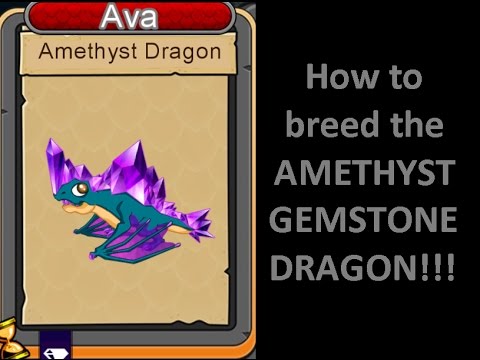 How to breed an Amethyst Gemstone dragon in DragonVale