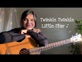 Twinkle Twinkle Little Star Melody Guitar Lesson | Super Easy Guitar Tutorial for Beginners