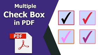 How to add multiple checkboxes in PDF using Adobe Acrobat Pro DC