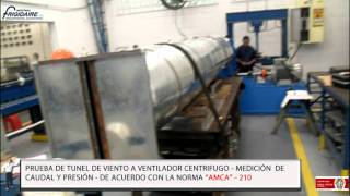 PRUEBA DE TUNEL DE  VIENTO  COLOMBIA