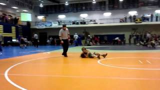 preview picture of video 'Levi Bishop wrestling 80lb aau'