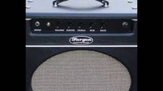 Fargen Amps Blackbird 30 watt  4 x 6V6 amp solo live!