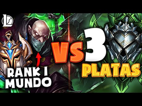 😱 ¡RANK 1 SINGED DEL MUNDO VS 3 PLATAS! *ESTRATEGIA DOBLE PROXY* RETO 1000% IMPOSIBLE
