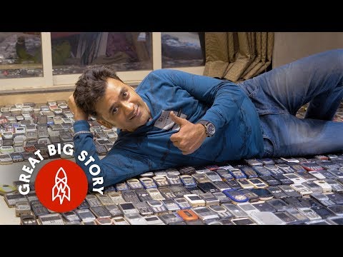 Why One Man Owns 2,371 Cell Phones