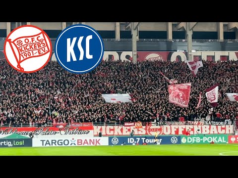 Stimmung und Choreo | Kickers Offenbach vs Karlsruher SC Groundhopping 29.10.24