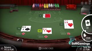 BGaming - Multihand Blackjack Pro - Gameplay Demo