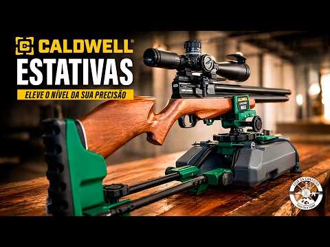As Melhores Estativas e Front Rest do MUNDO! Apoios de Tiro CALDWELL
