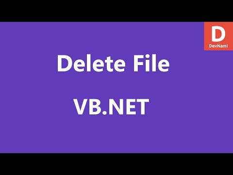 VB Net Delete File