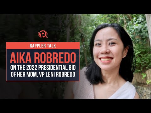 Aika Robredo says her mom Leni banks on a woman’s ‘quiet strength’ in facing challenges