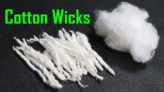 How To Make Cotton Wicks By Hand  At Home