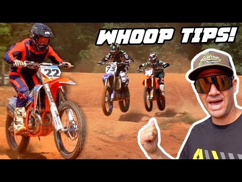 Riding The Old JGR Supercross Track! Reed, Hill, Bennick Whoop Tips
