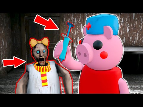 Baby Granny vs Piggy doctor vs injections - funny horror school animation (p.40)