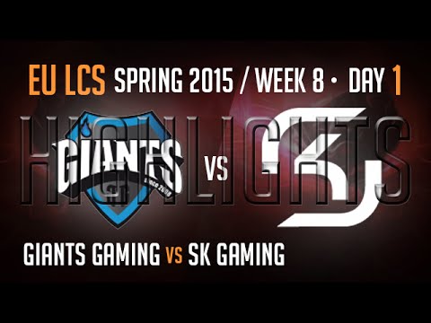 Giants vs SK Highlights - Week 8 EU LoL LCS Spring 2015 S5 - GIA vs SK W8D1 G5