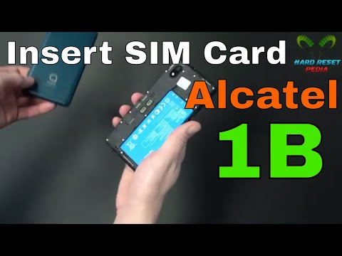 Alcatel 1B Insert The SIM Card