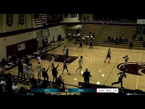 SPU MEN'S BASKETBALL: Shaw Anderson game-winning trey (Jan. 17, 2021)