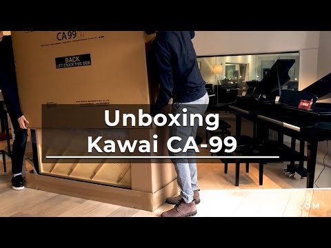 Unboxing and assembly of Kawai CA-99 | Digitalpiano.com