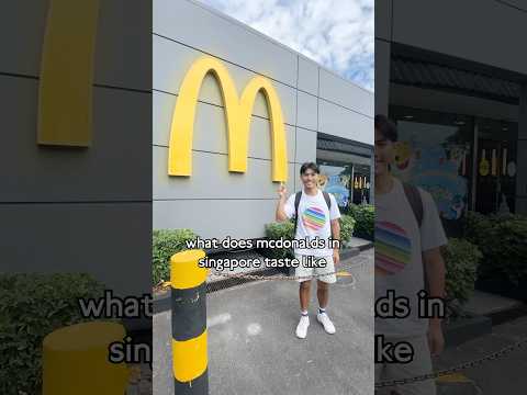 McDonald’s in Singapur ausprobieren 🇸🇬