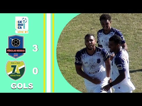 PEROLAS NEGRAS 3X0 7 DE ABRIL - CARIOCA SÉRIE B1 2023 -TAÇA CORCOVADO - 2ª RODADA