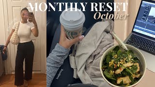 OCTOBER MONTHLY RESET | monthly favorites, budgeting and creating goals 🗓️