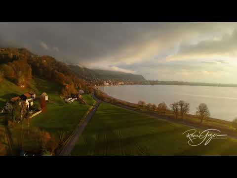 Leben am Ufer des Bodensee's-Lochau von  oben