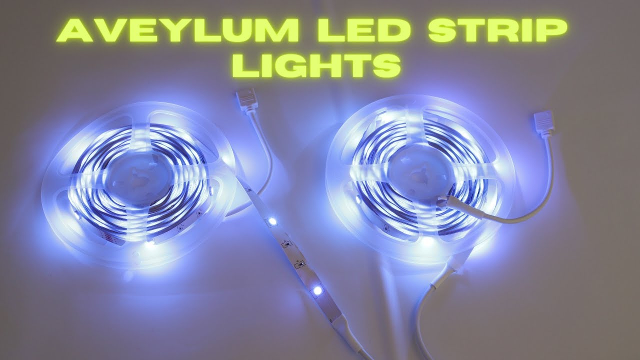 Aveylum LED STRIP LIGHTS 12M UNBOXING AND SET UP