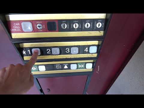 Fast Dover Traction Glass Elevators at University Center Garage, TAMU in College Station, TX.