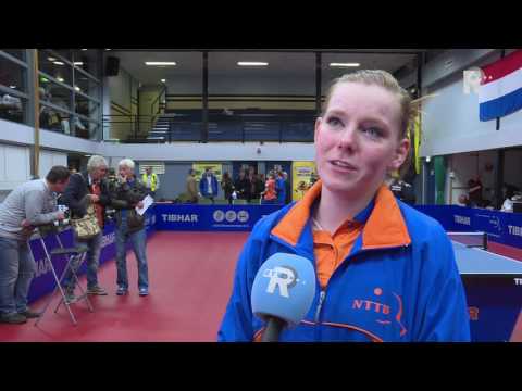 Britt Eerland na de interland