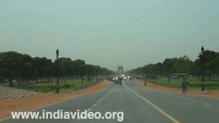 On the way to India Gate