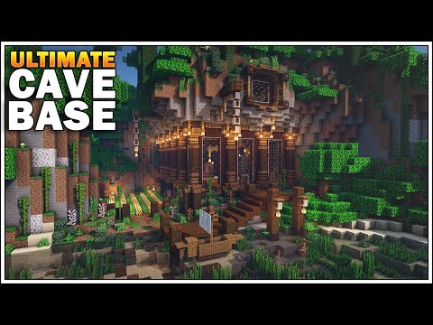EPIC Cave Base Build! Minecraft Timelapse Tutorial!