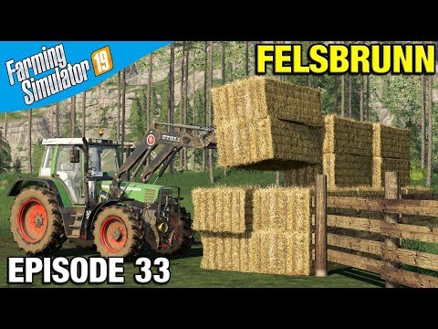 Farming Simulator 19 Timelapse - Felsbrunn FS19 Episode 33 BUILDING A STRAW STACK
