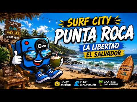 Qvo! Visita Punta Roca en La Libertad El Salvador el paraiso de los Furfistas TOP 10 Global