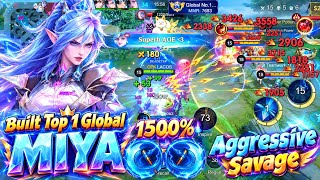 Download lagu Savage !! Miya Legendaris dengan Build Critical Mematikan Top 1 Global Miya ~ MLBB mp3
