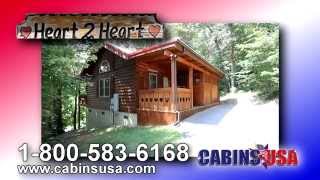 preview picture of video 'Heart to Heart 1 Bedroom Waldens Creek Honeymoon Cabin in Wears Valley - Cabins USA 2013'
