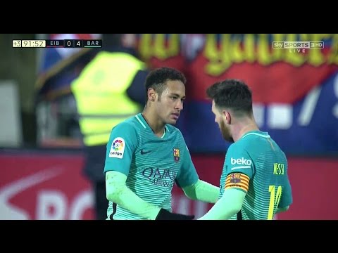 Neymar Jr. Late Goal vs. Eibar 4-0 HD | END OF THE DROUGHT 22/01/2017