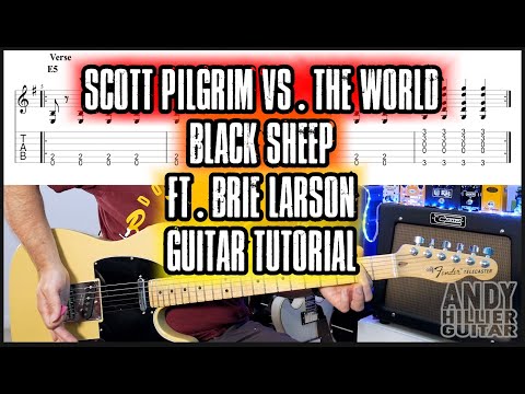 Scott Pilgrim Vs. The World Brie Larson Black Sheep Guitar Tutorial