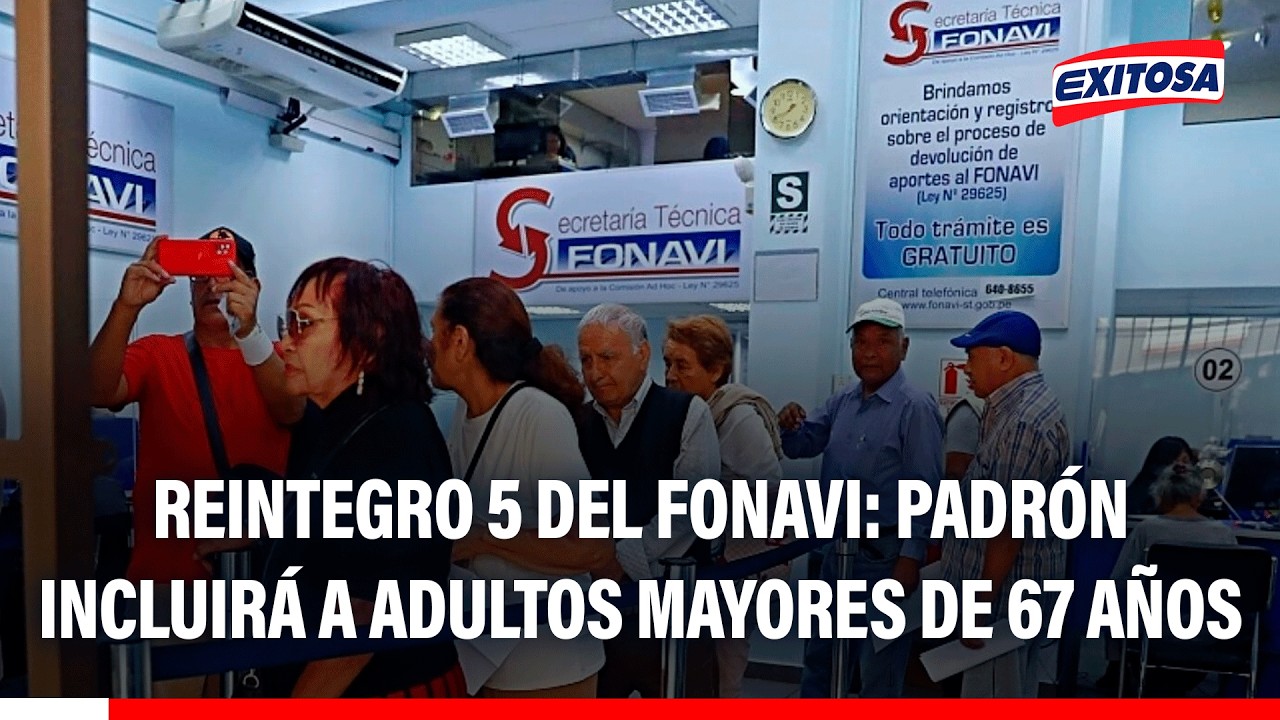 🔴🔵 Reintegro 5 del Fonavi: Padrón incluirá a adultos mayores de 67 años