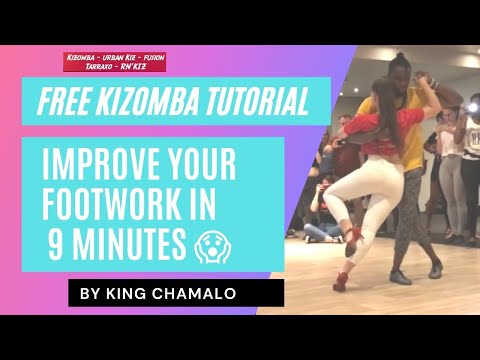 FREE Kizomba tutorial💰 / improve your footwork in 9 min😱 with KING CHAMALO 😍😍😍