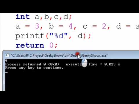 36 Comma Operator in C Programming Hindi