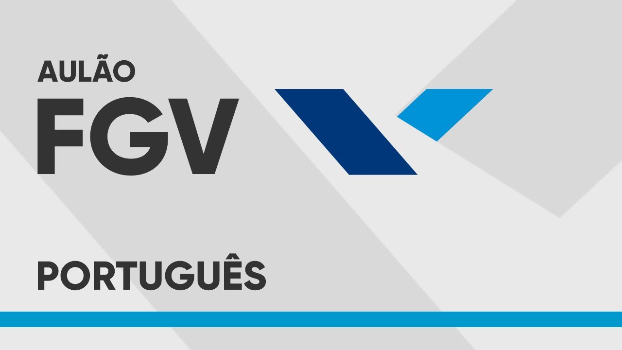 PORTUGUÊS - BANCA FGV - Questões Resolvidas
